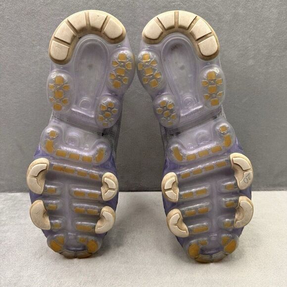 Nike Vapormax White and Pink Athletic Shoes - Picture 7 of 8